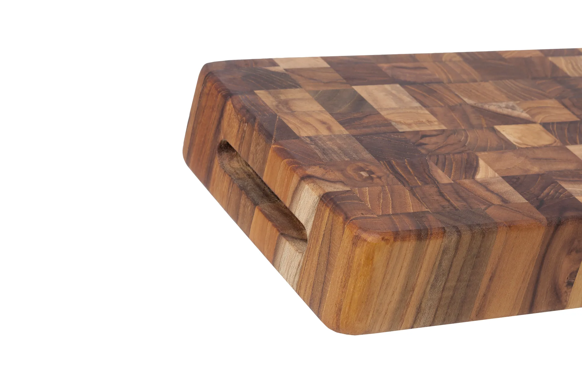 Teakhaus Butcher Block Servier- und Schneidebrett, Teak Teakhaus