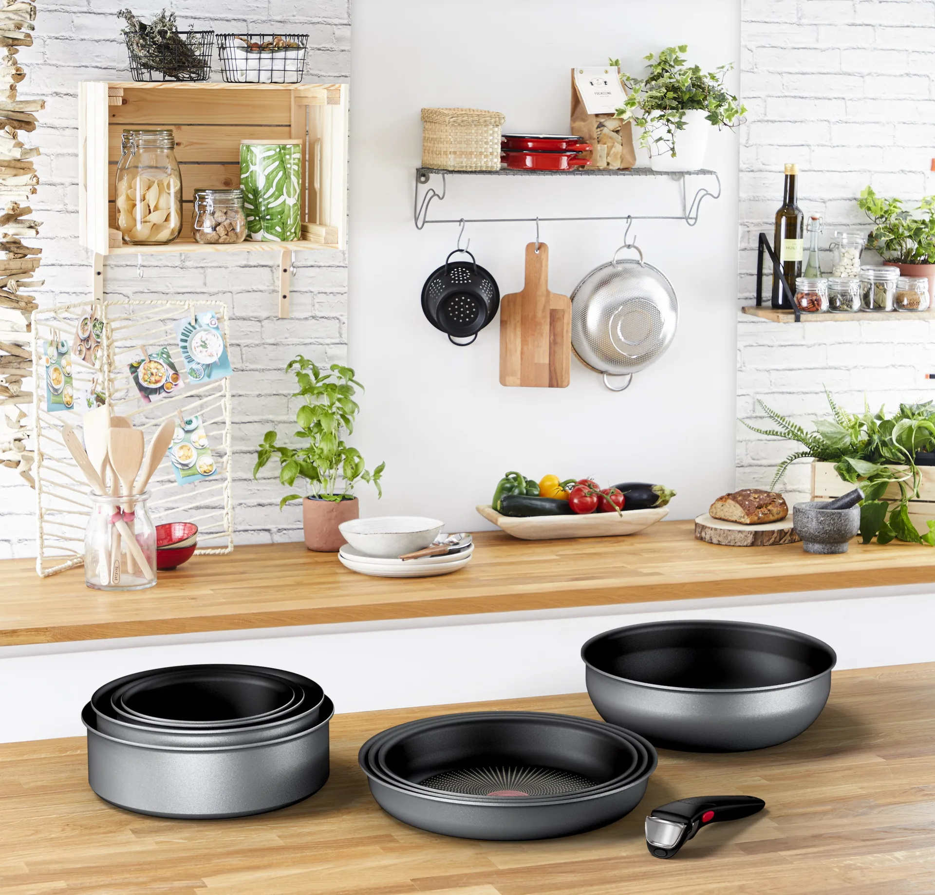Ingenio Daily chef ON Bratpfannenset, 8 Teile Tefal