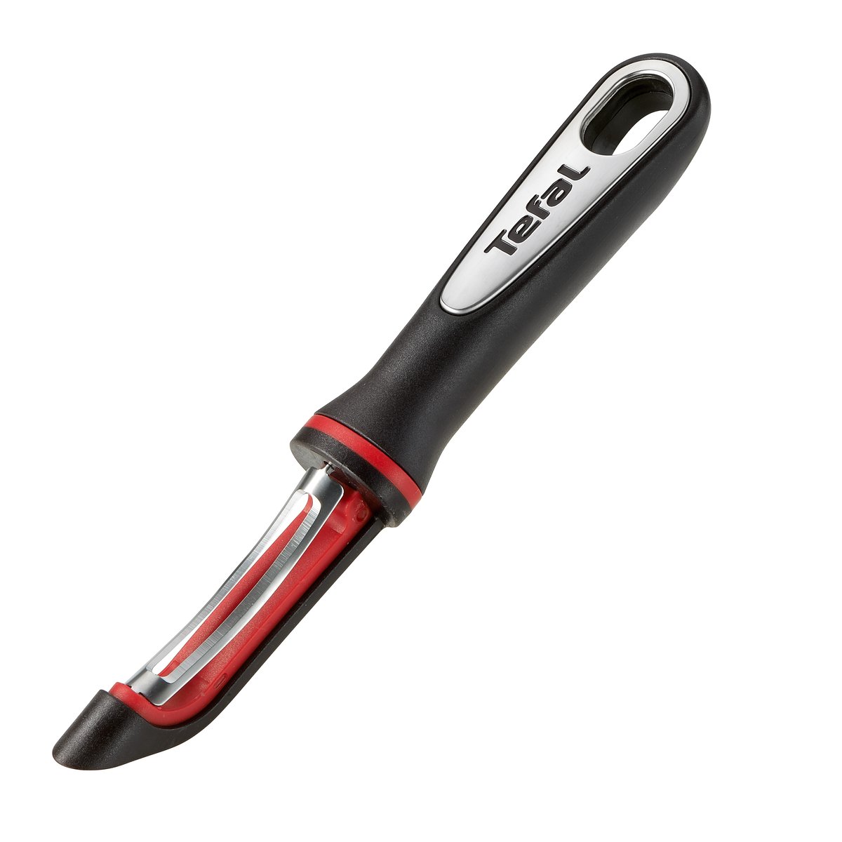 Tefal Ingenio Kartoffelschäler 20 cm Schwarz-rot