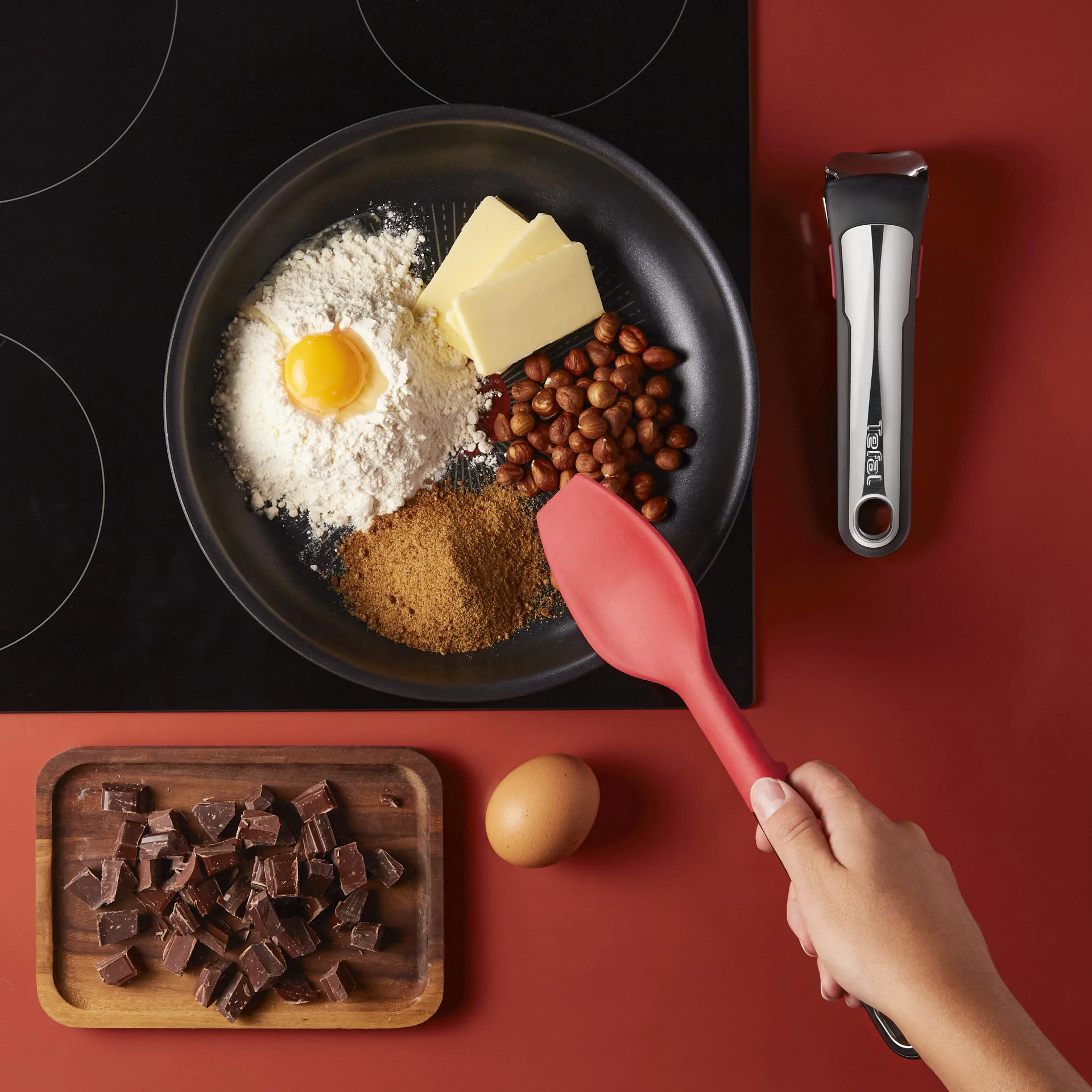 Ingenio Unlimited ON Bratpfannenset, 3 Teile Tefal