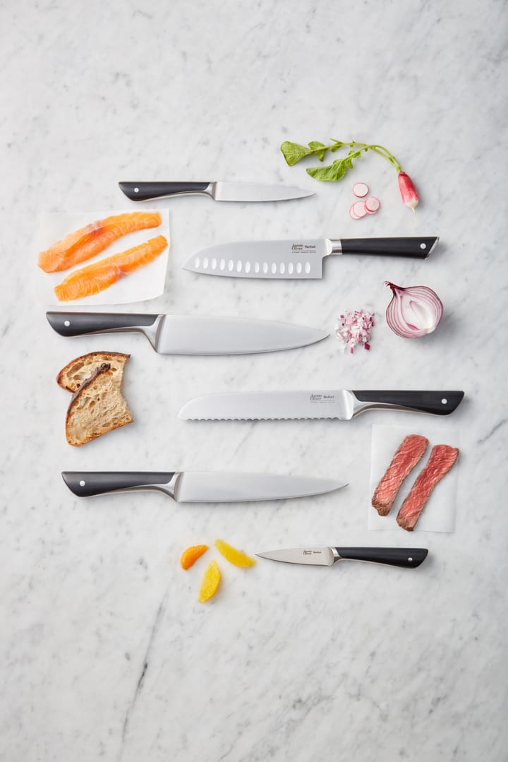 Jamie Oliver Brotmesser 20cm, Edelstahl Tefal