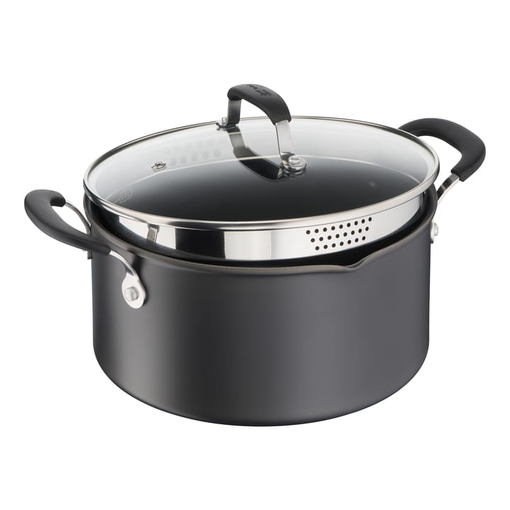 Jamie Oliver Quick & Easy Topf hart eloxiert, 5,2 L Tefal