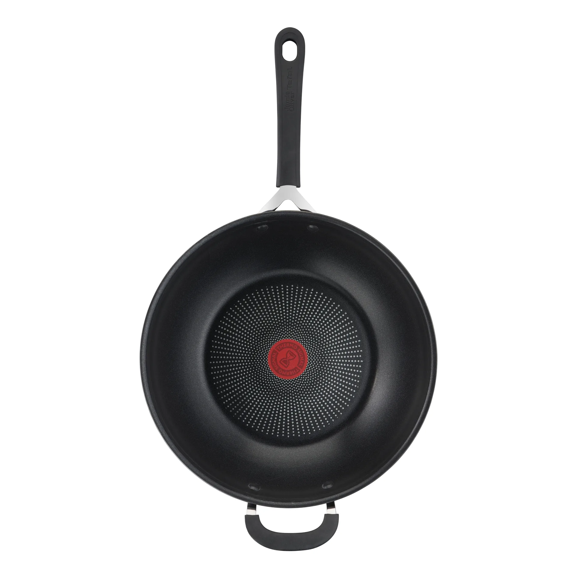 Jamie Oliver Quick & Easy Wokpfanne hart eloxiert, 30cm Tefal