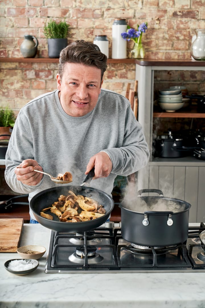 Jamie Oliver Quick & Easy Wokpfanne hart eloxiert - 30cm - Tefal