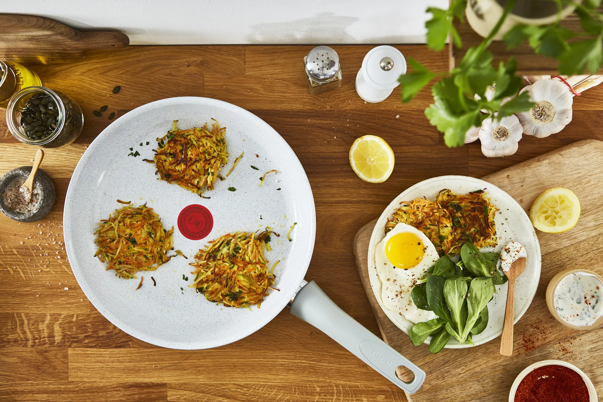 Natural chef Pfanne grau, 28cm Tefal