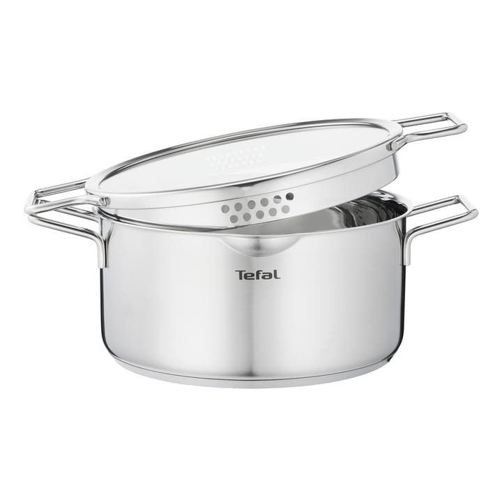 Nordica Topfset 6-teilig, Edelstahl Tefal