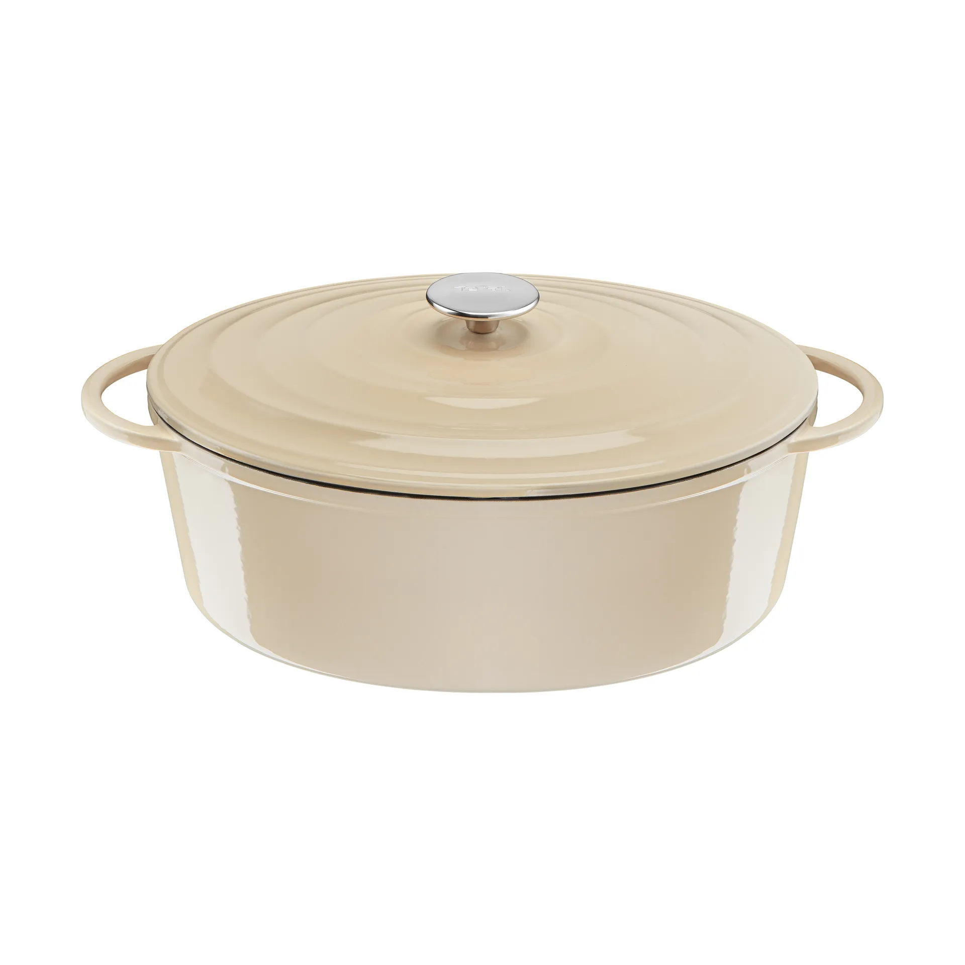 Tefal LOV ovaler Topf 7,2 L, Beige Tefal
