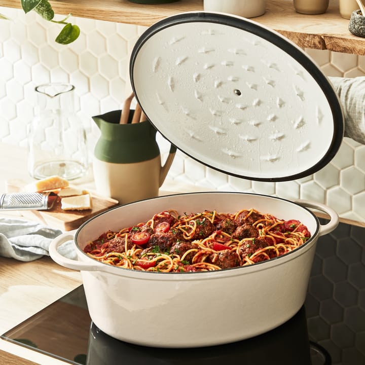 Tefal LOV ovaler Topf 7,2 L, Beige Tefal