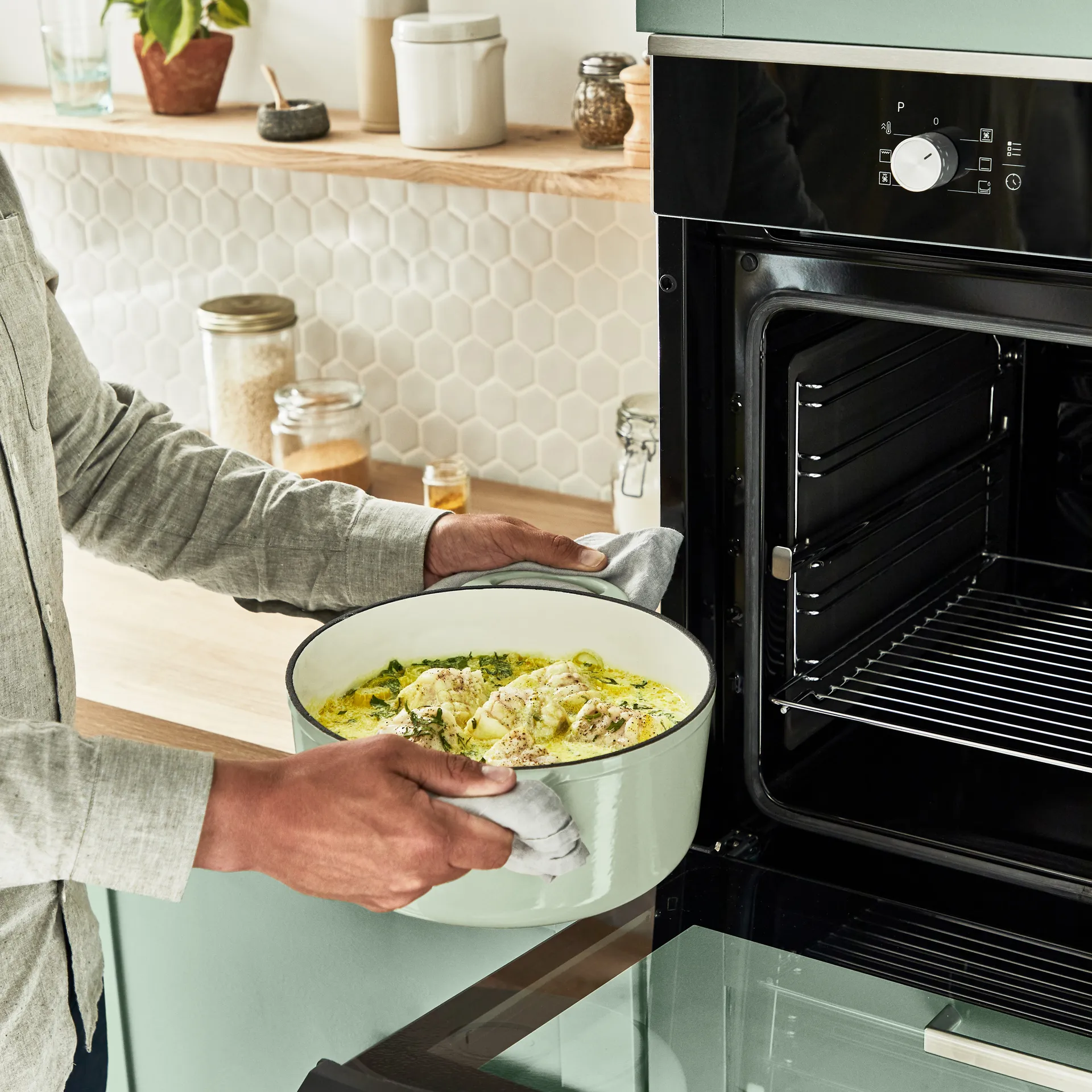 Tefal LOV runder Topf 5 L, Grün Tefal