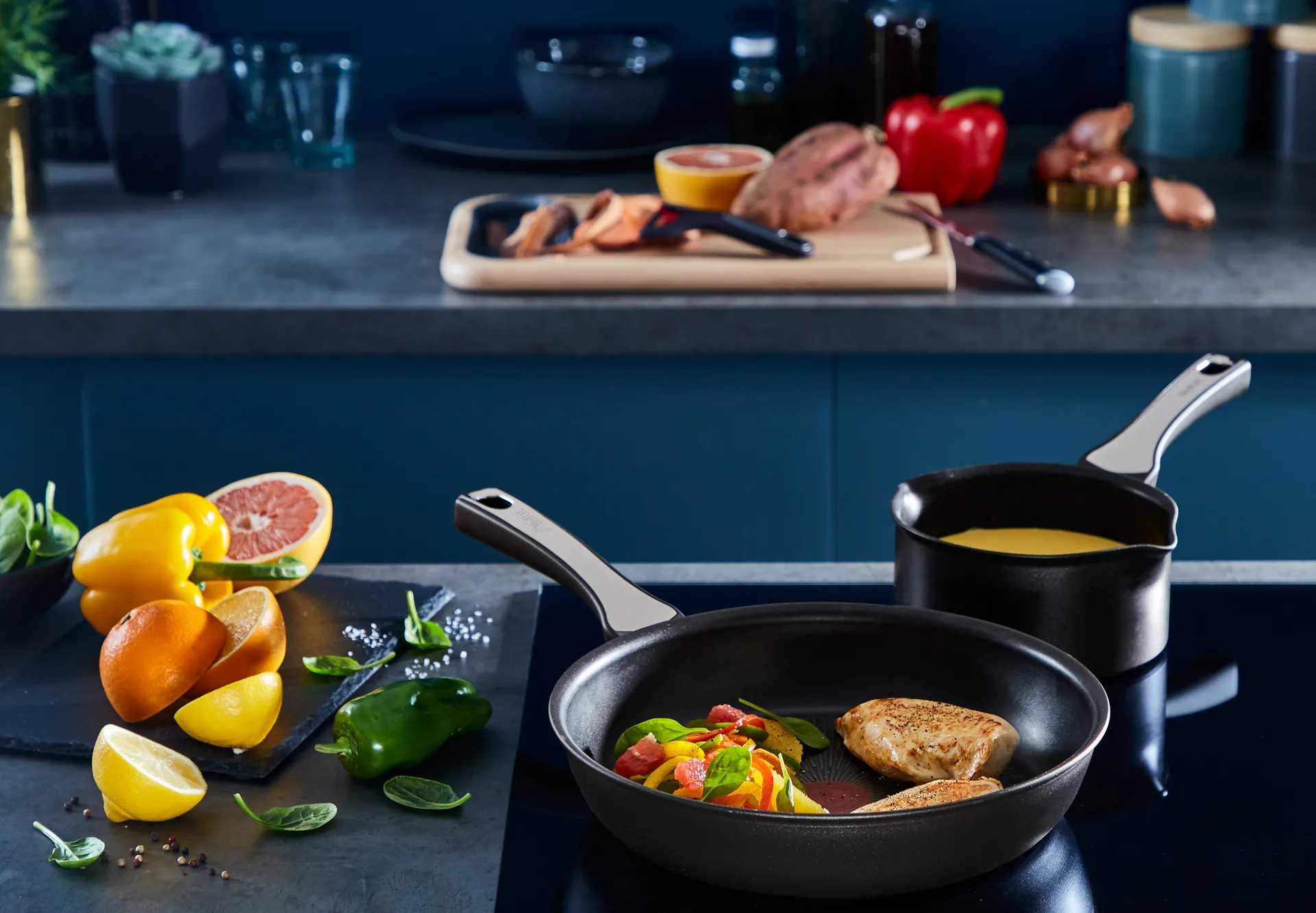 Unlimited ON Bratpfannenset, 3 Teile Tefal