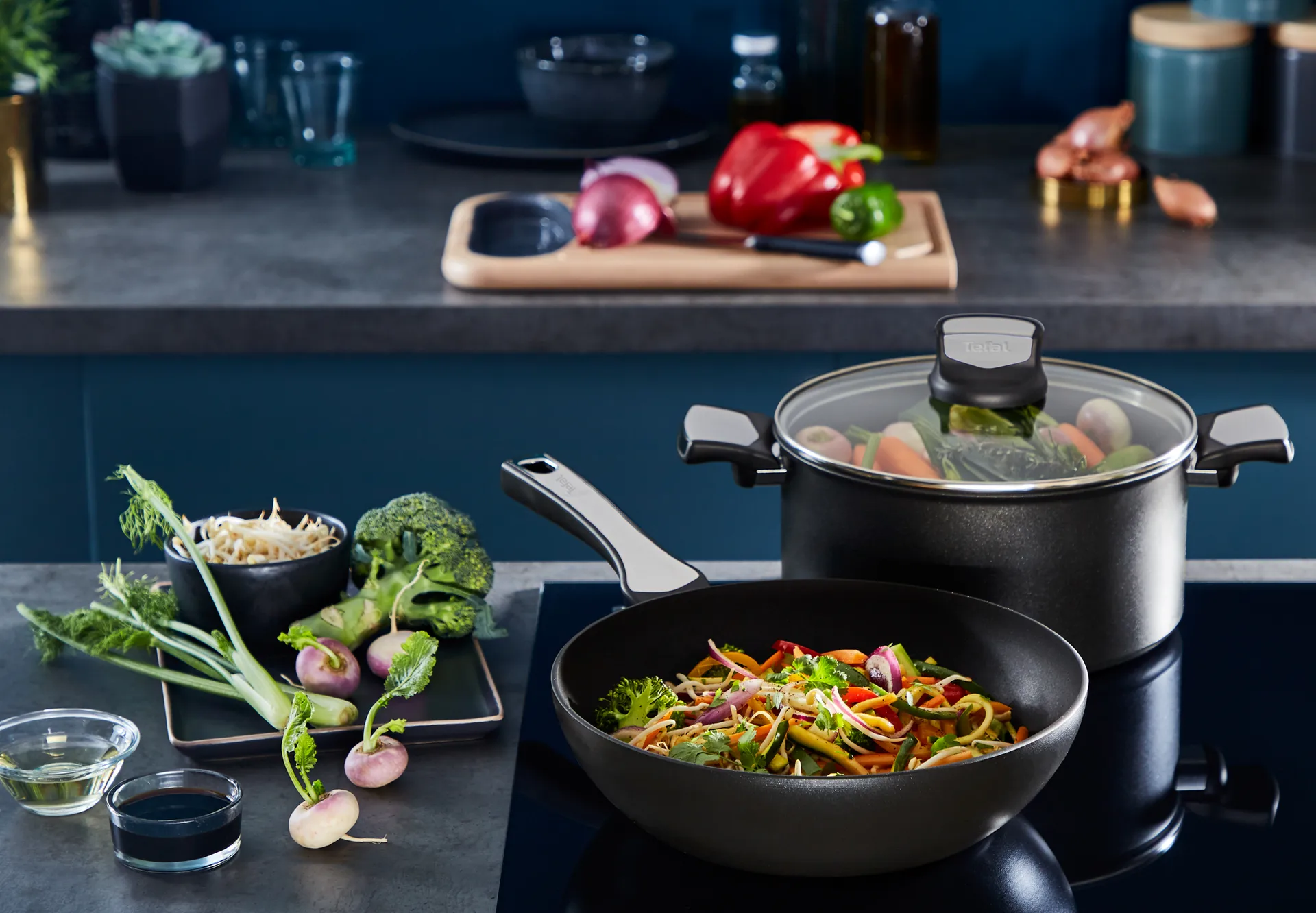 Unlimited ON Wokpfanne, 28cm Tefal