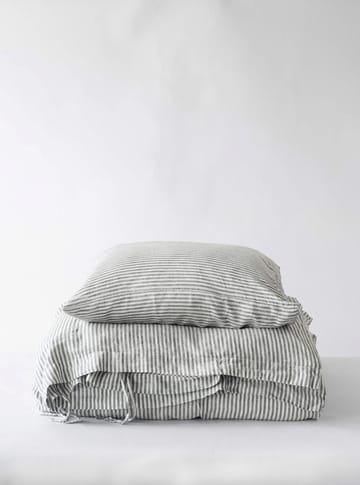 Bettbezug Leinen 140 x 200 cm - Grey/White - Tell Me More