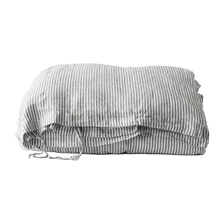 Bettbezug Leinen 150 x 200 cm - Grey/White - Tell Me More