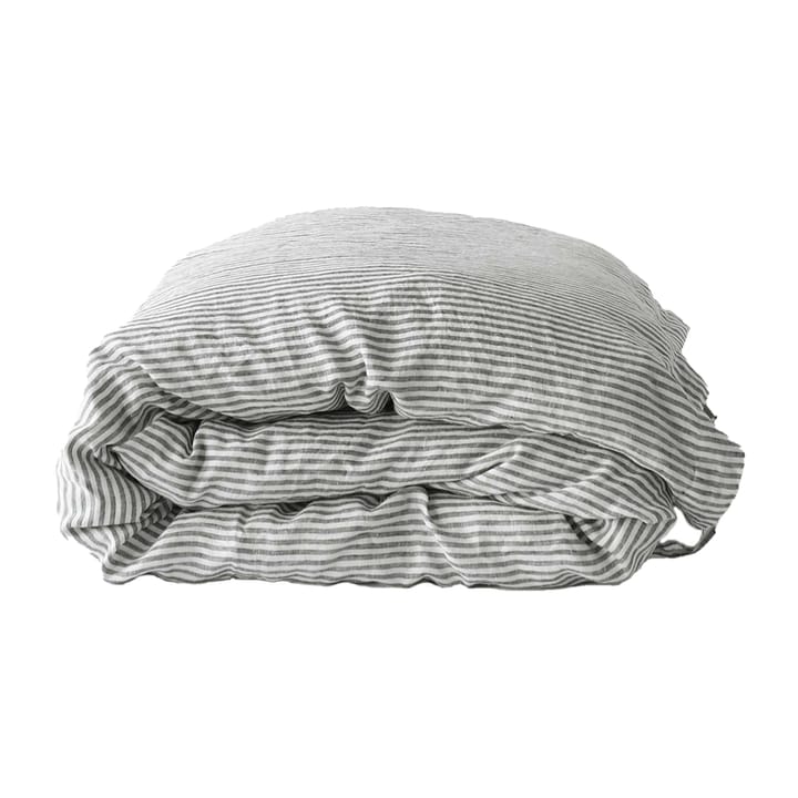 Bettbezug Leinen 220 x 240 cm - Grey/White - Tell Me More