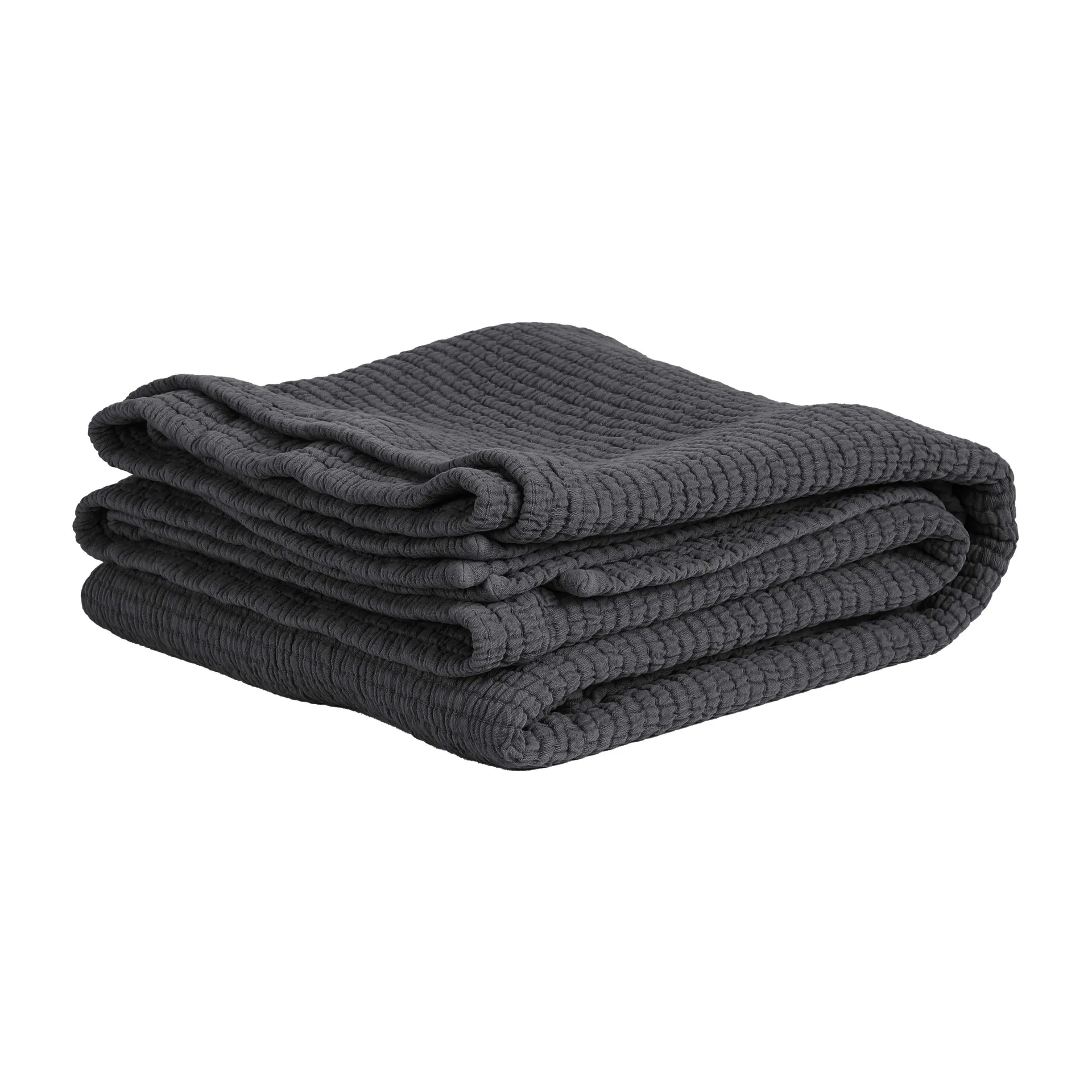 Brick Bettüberwurf 140 x 200cm, Charcoal Tell Me More