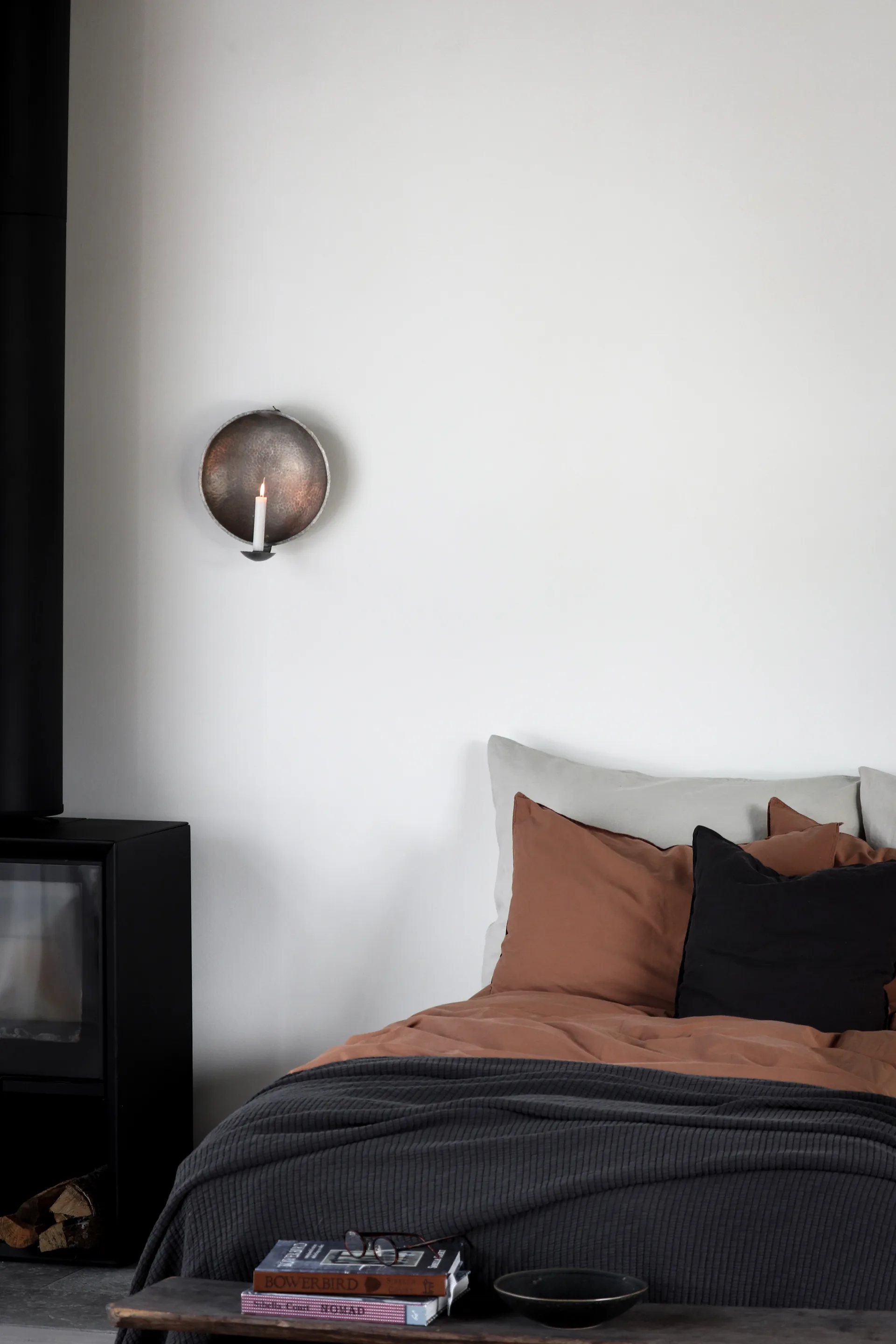 Brick Bettüberwurf 140 x 200cm, Charcoal Tell Me More