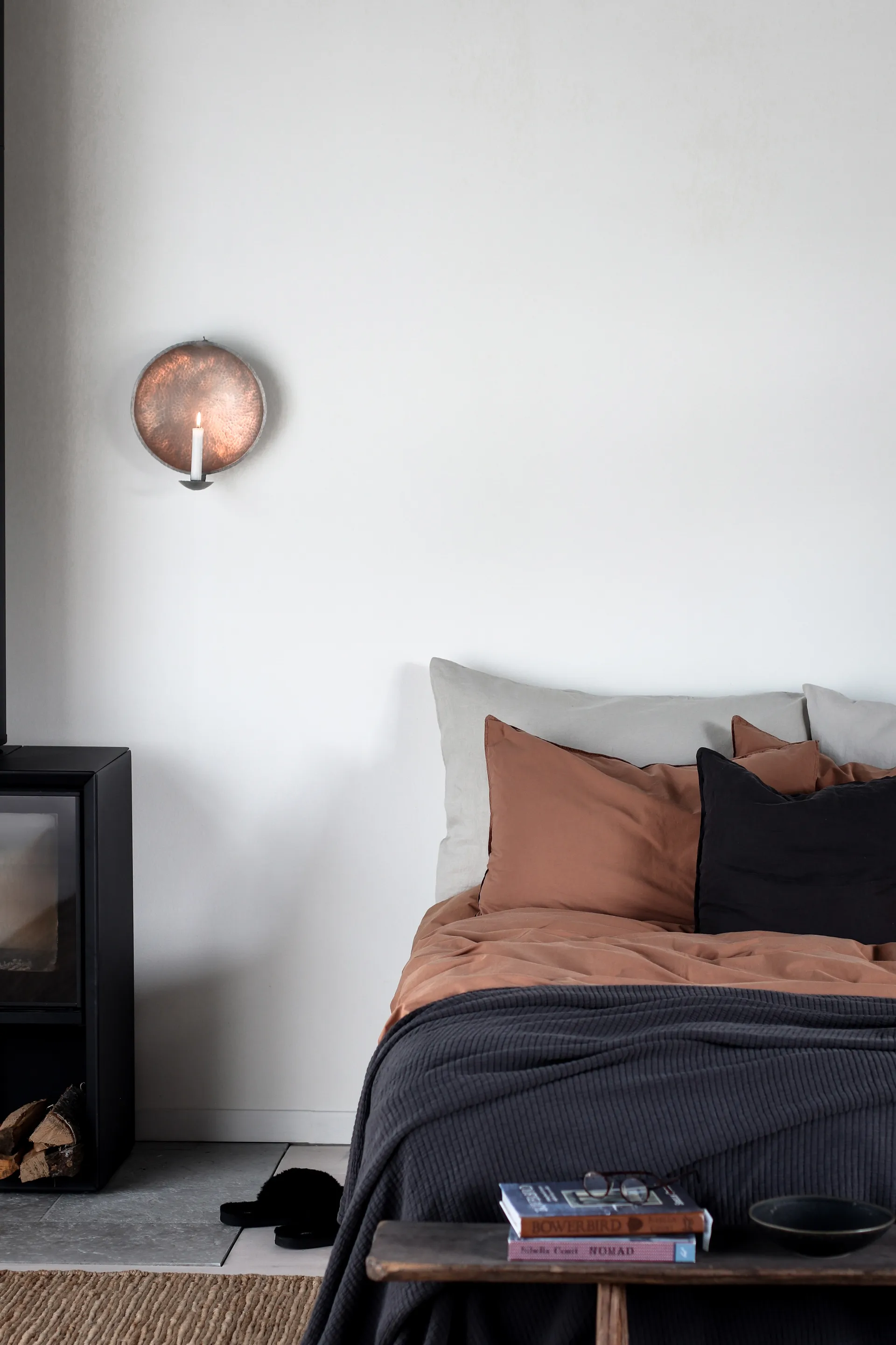 Brick Bettüberwurf 180 x 260cm, Charcoal Tell Me More