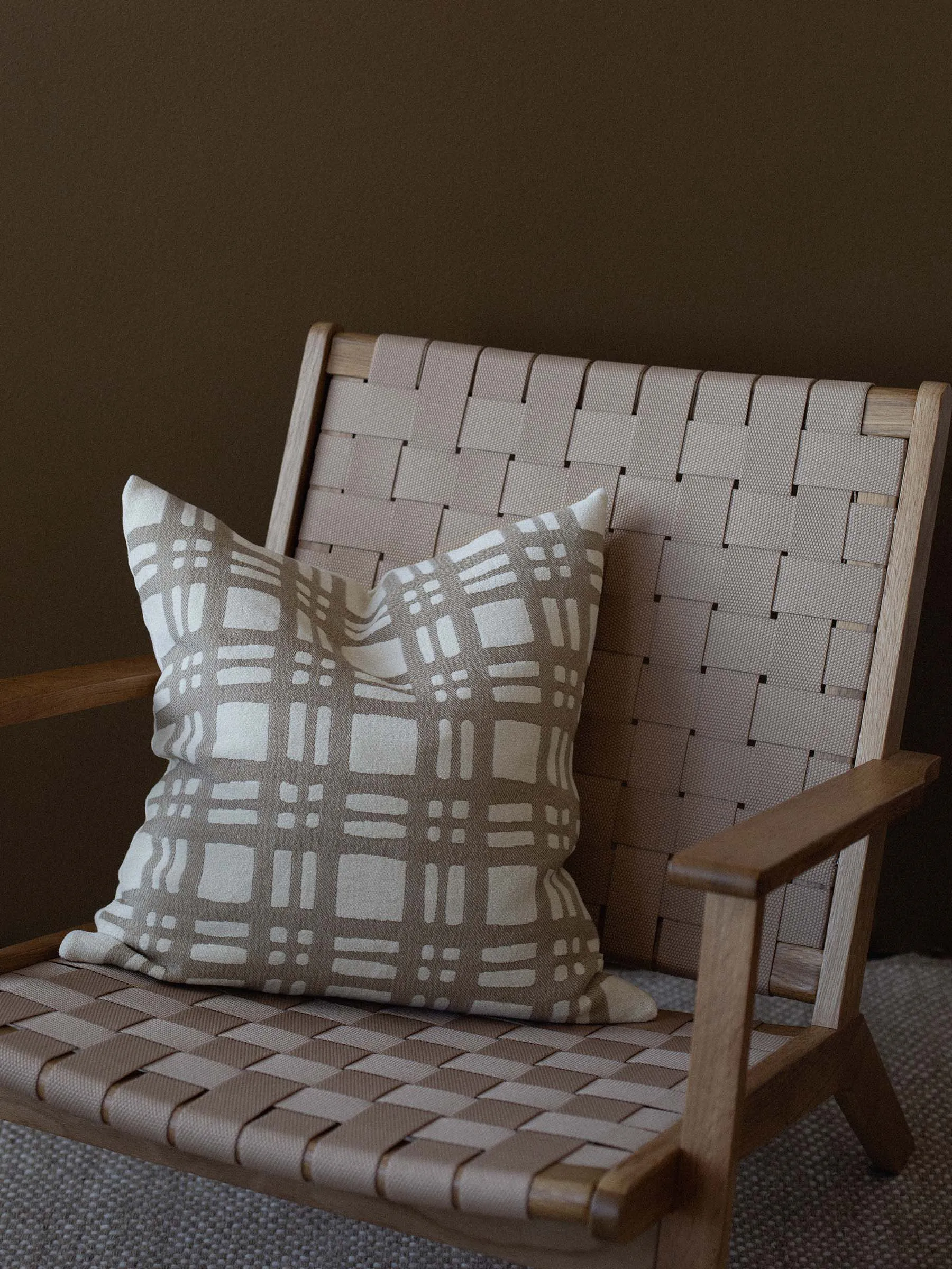 Camille Kissenbezug 50x50 cm, Beige Tell Me More