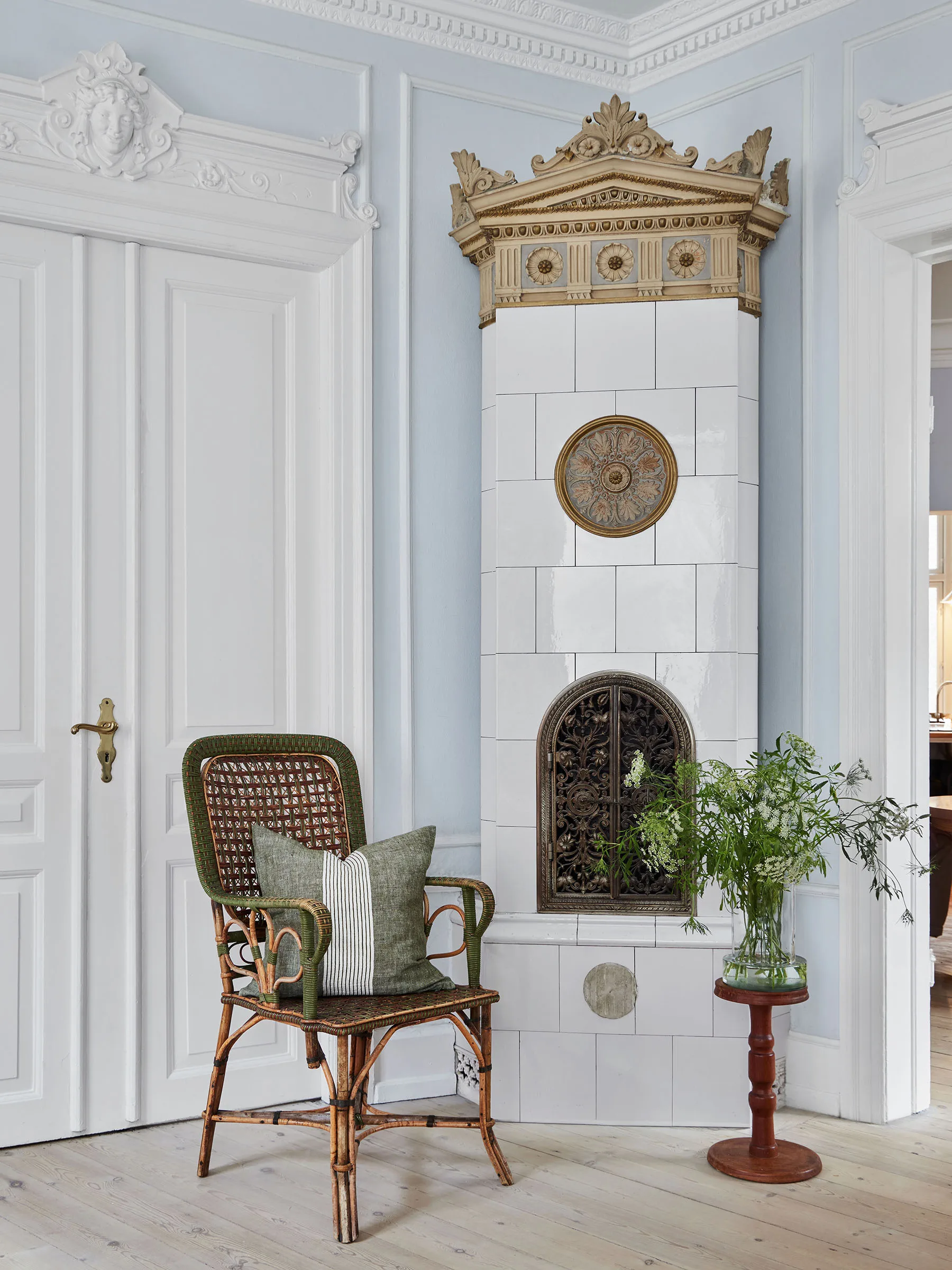 Colette Kissenbezug, Green stripe, 50x50 cm Tell Me More