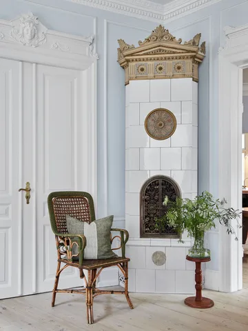 Colette Kissenbezug - Green stripe, 50x50 cm - Tell Me More