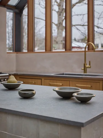 Elba Schale - Green brown, Ø13 cm - Tell Me More