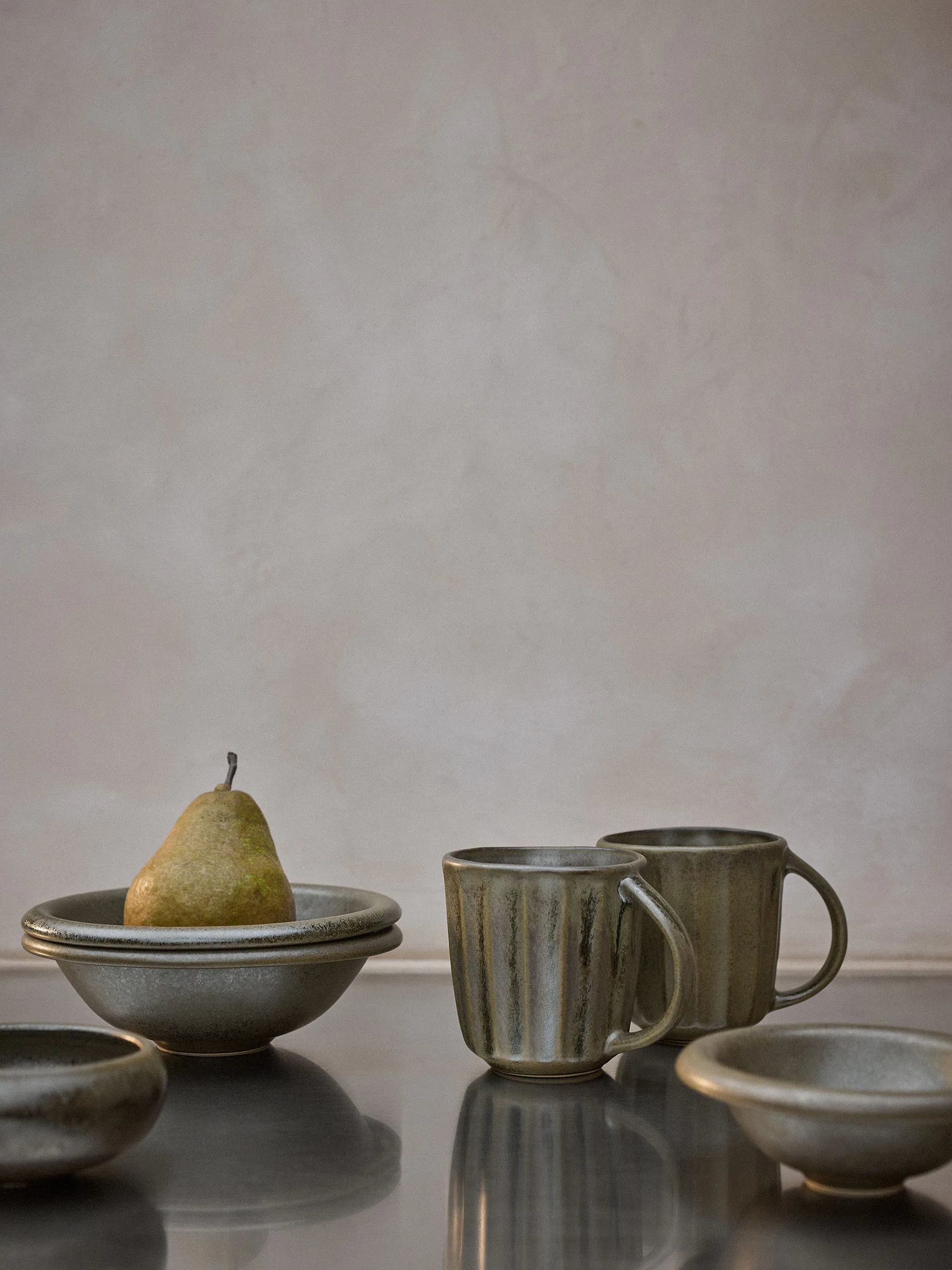 Elba Schale, Green brown, Ø13 cm Tell Me More