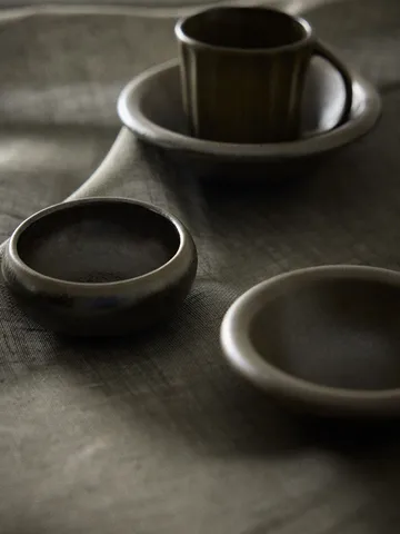 Elba Schale - Green brown, Ø18 cm - Tell Me More