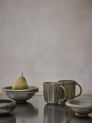 Elba Schale - Green brown, Ø18 cm - Tell Me More