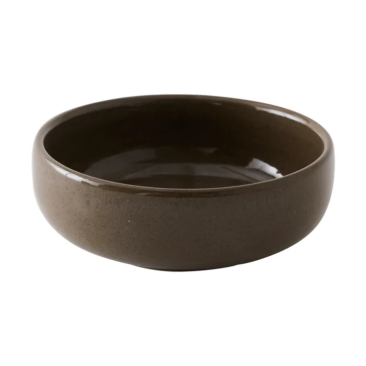 Elio Schale - Dark brown, Ø14x5 cm - Tell Me More