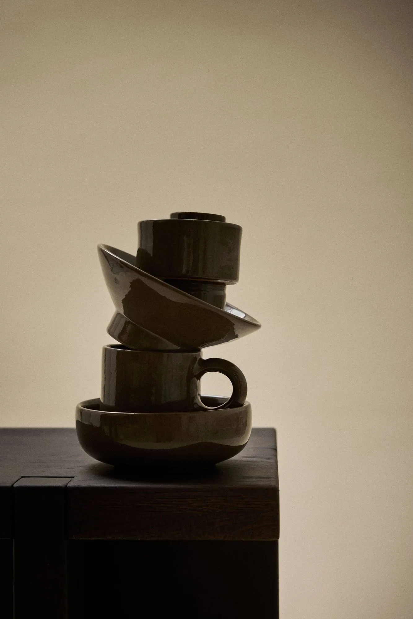Elio Schale, Dark brown, Ø14x5 cm Tell Me More