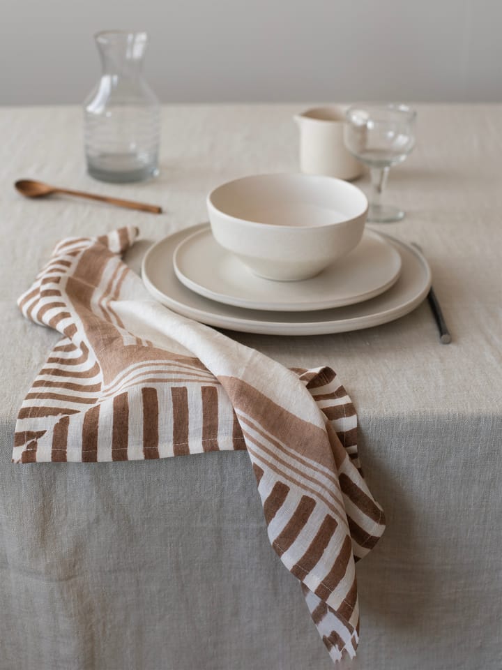 Ella Serviette 50x50 cm, Hazelnut Tell Me More