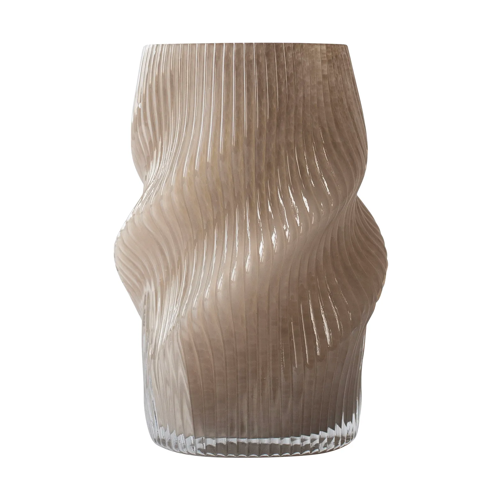 Fano Vase 25 cm, Taupe Tell Me More