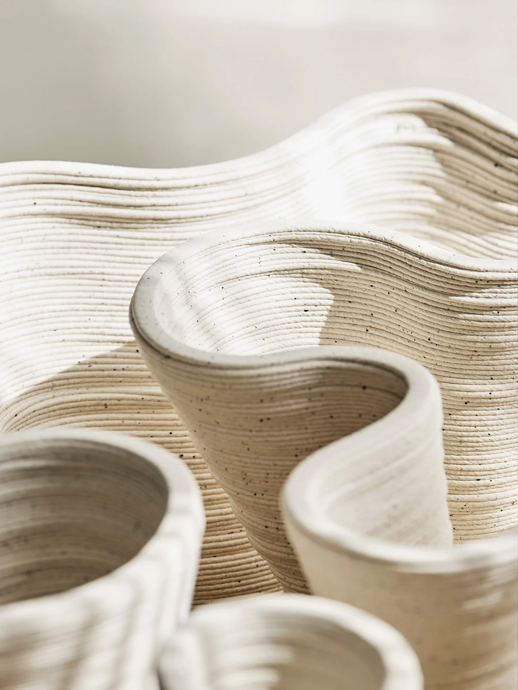 Fiordo Vase Large, Offwhite Tell Me More