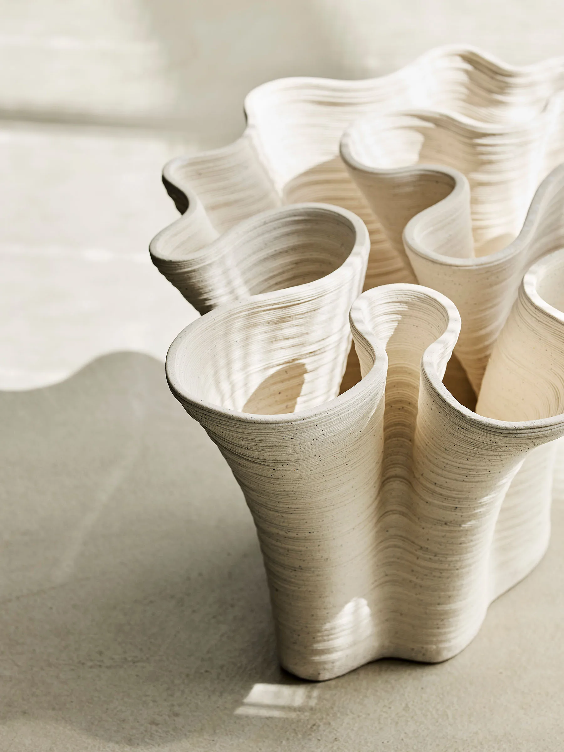 Fiordo Vase Large, Offwhite Tell Me More