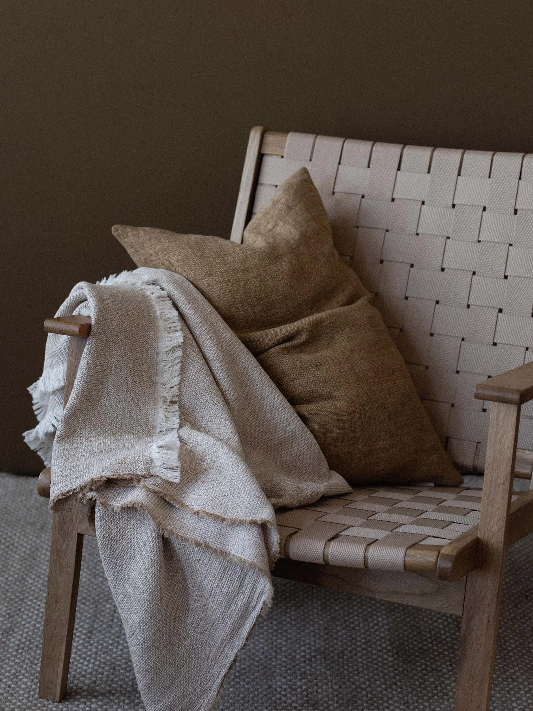 Florian Decke 135x200 cm, Beige Tell Me More