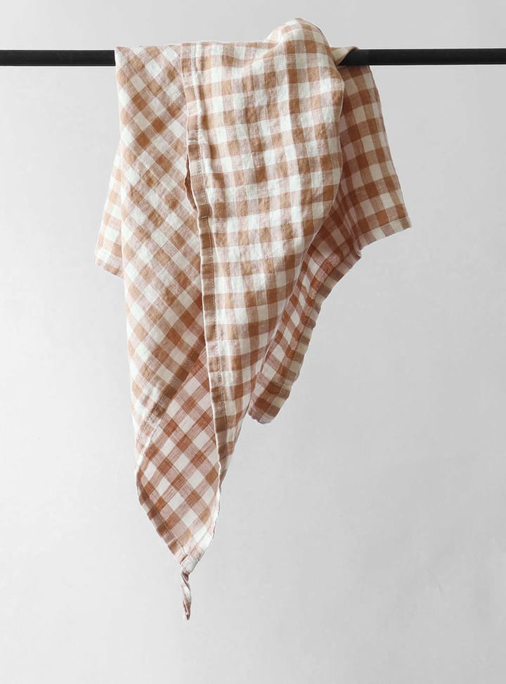 Gingham Kariertes Geschirrtuch 70 x 50 cm, Biscuit Tell Me More