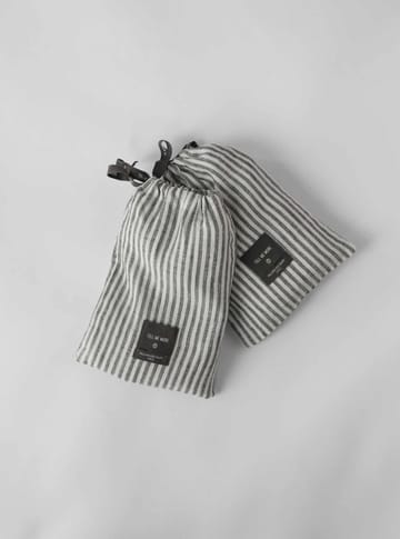 Kissenbezug aus stonewashed Leinen 50 x 60 cm, 2er-Pack - Grey-white - Tell Me More