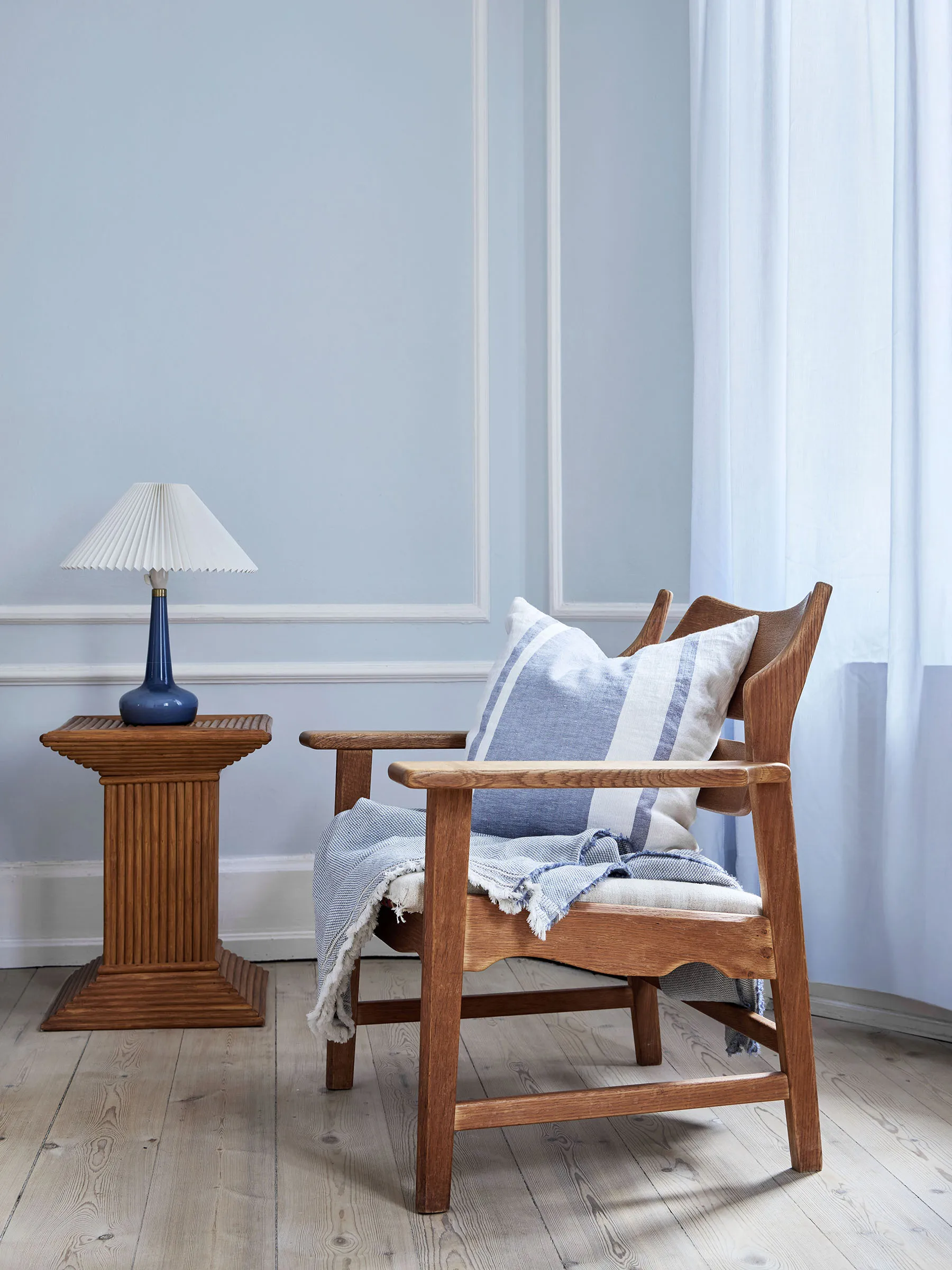 Leonie Plaid, Blue, 135x200 cm Tell Me More