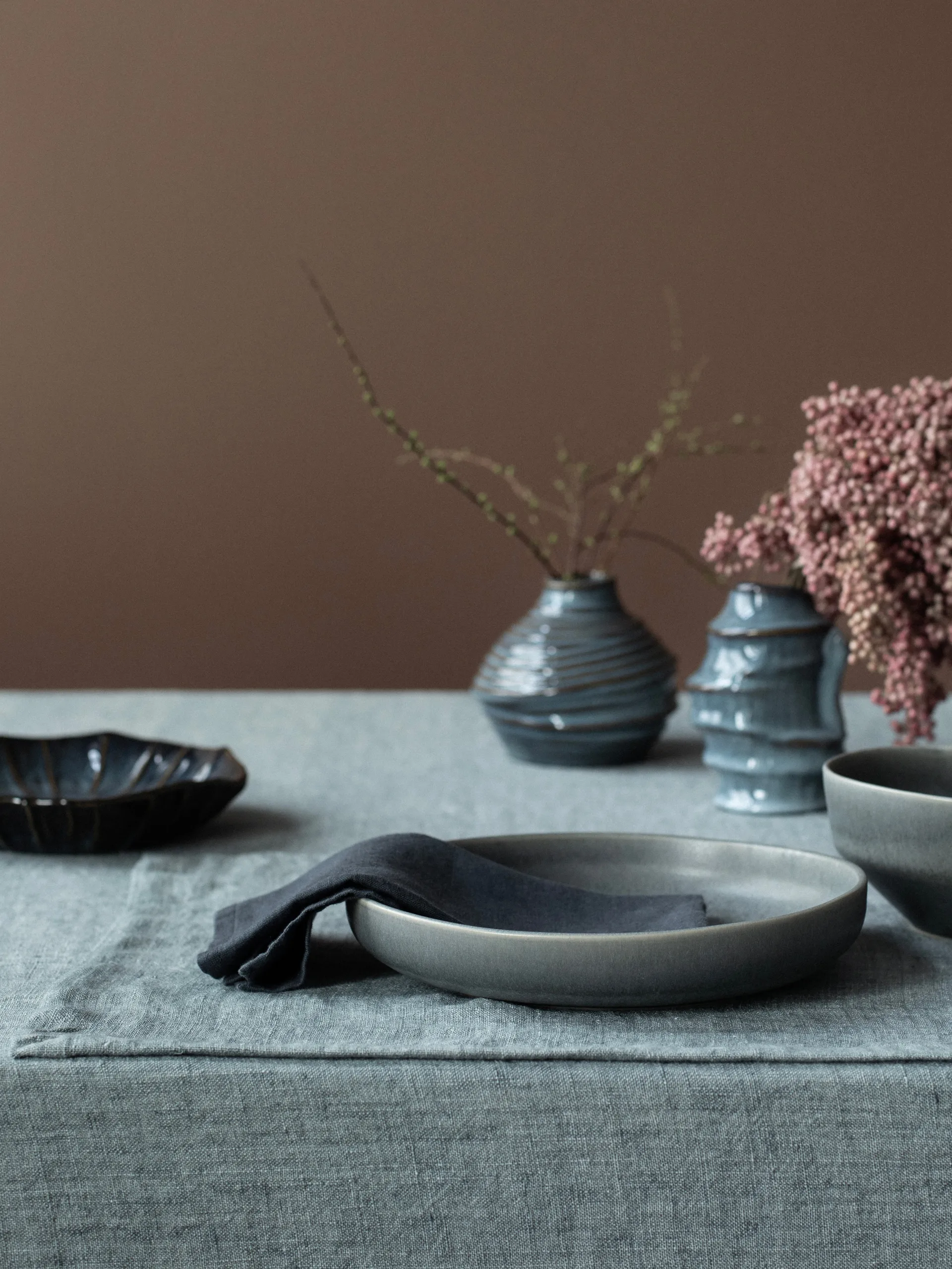 Marion Tischdecke Leinen 145x145 cm, Ocean Tell Me More