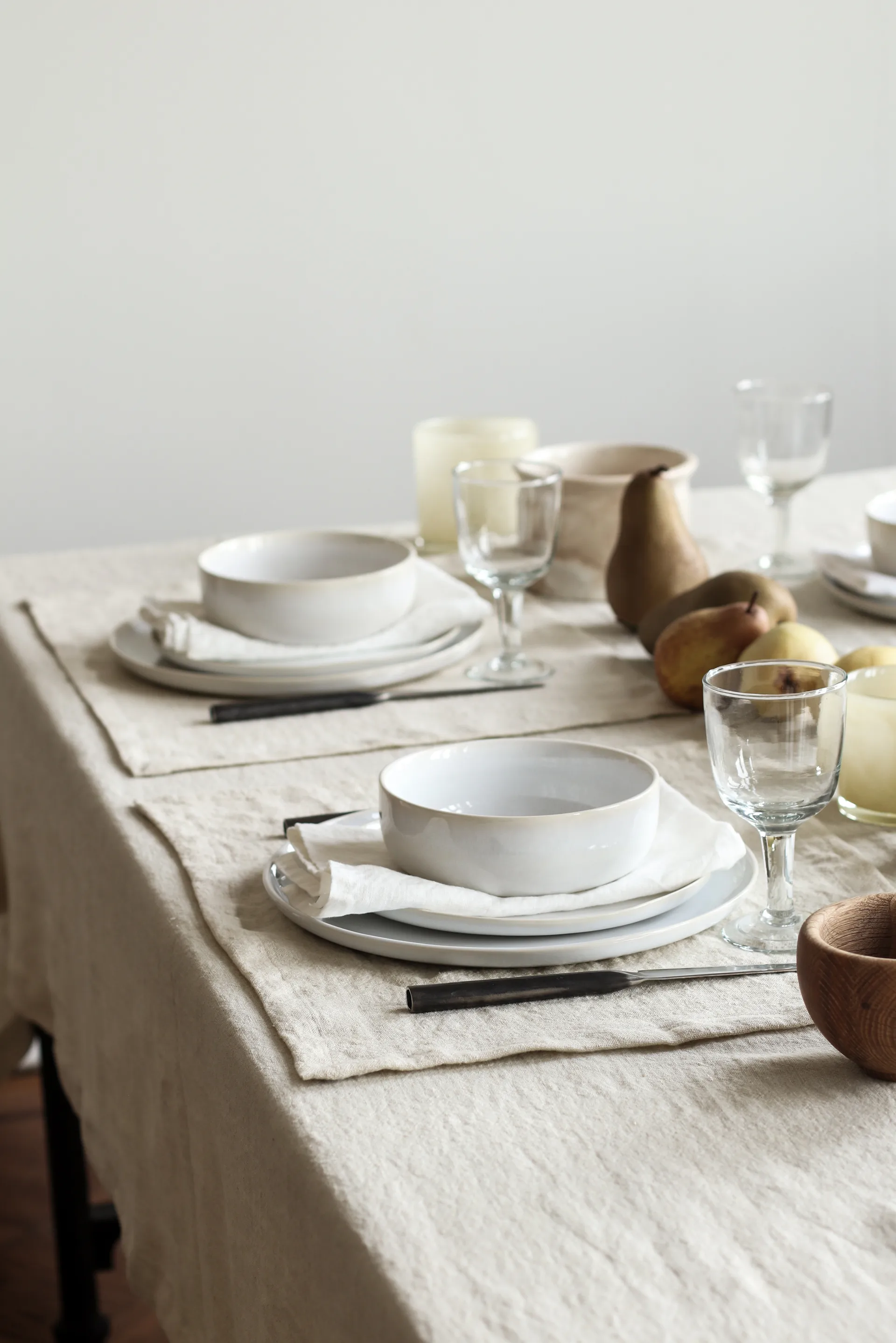 Marion Tischdecke Leinen 175x175 cm, Wheat Tell Me More