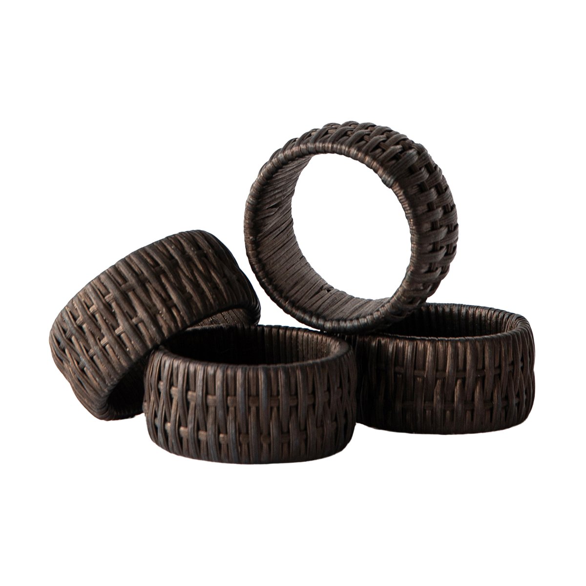 Tell Me More Mila Serviettenringe 4er-Pack Brown