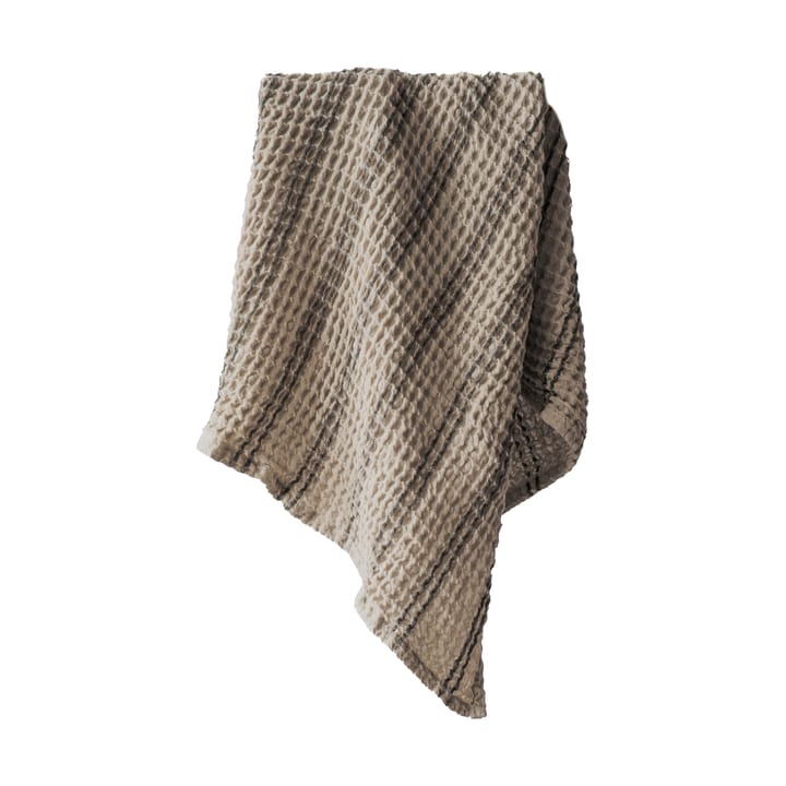 Nella Handtuch 50x70 cm - Taupe Stripe - Tell Me More