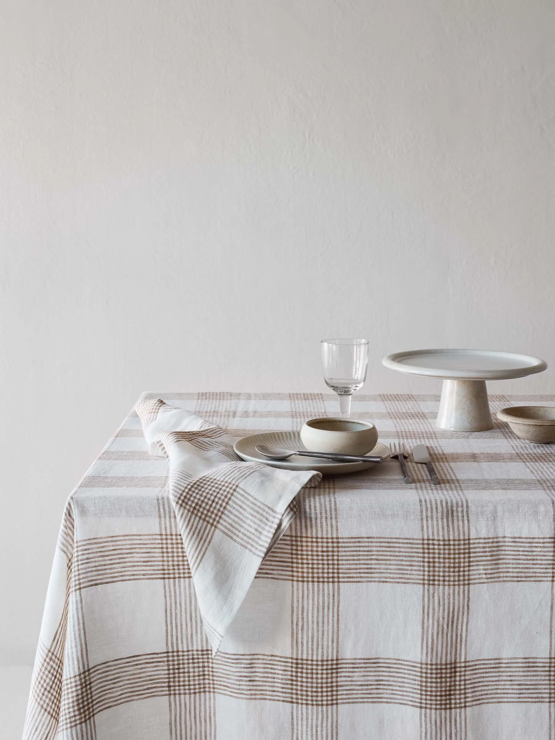 Odette Stoffserviette, Brown, 45x45 cm Tell Me More