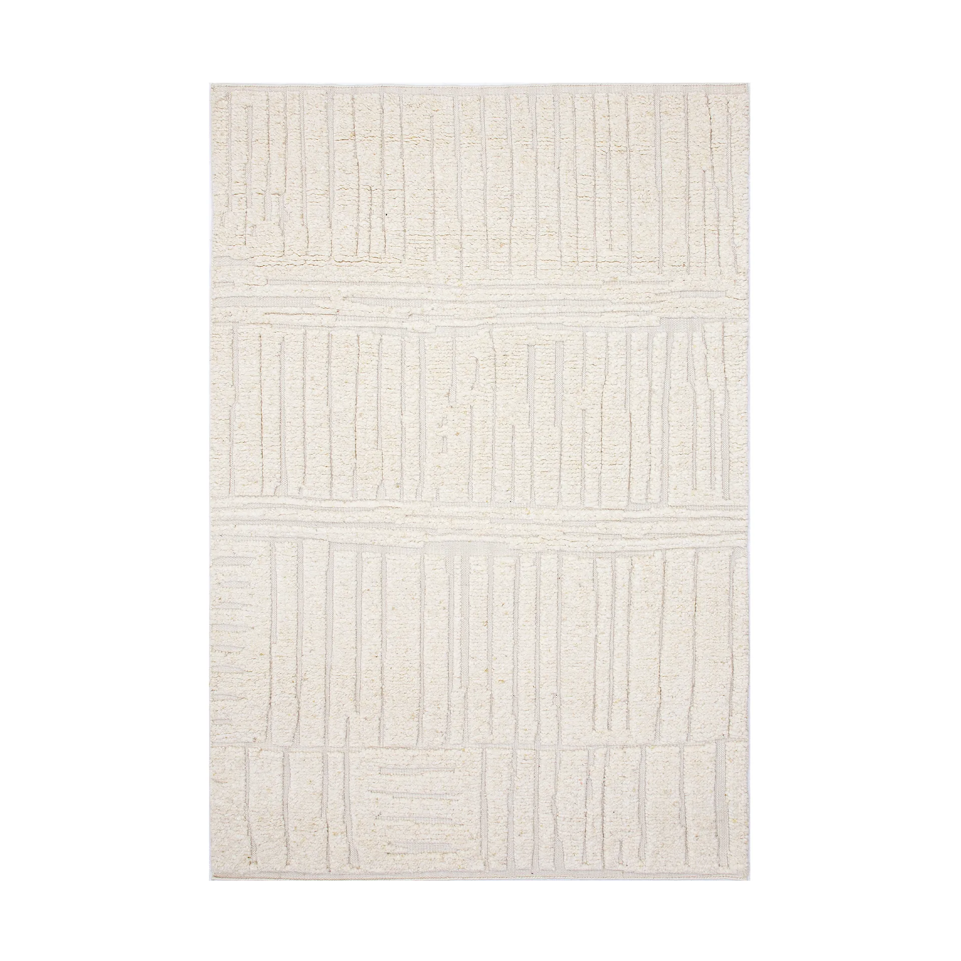 Sandnes Wollteppich, White, 170x240 cm Tell Me More