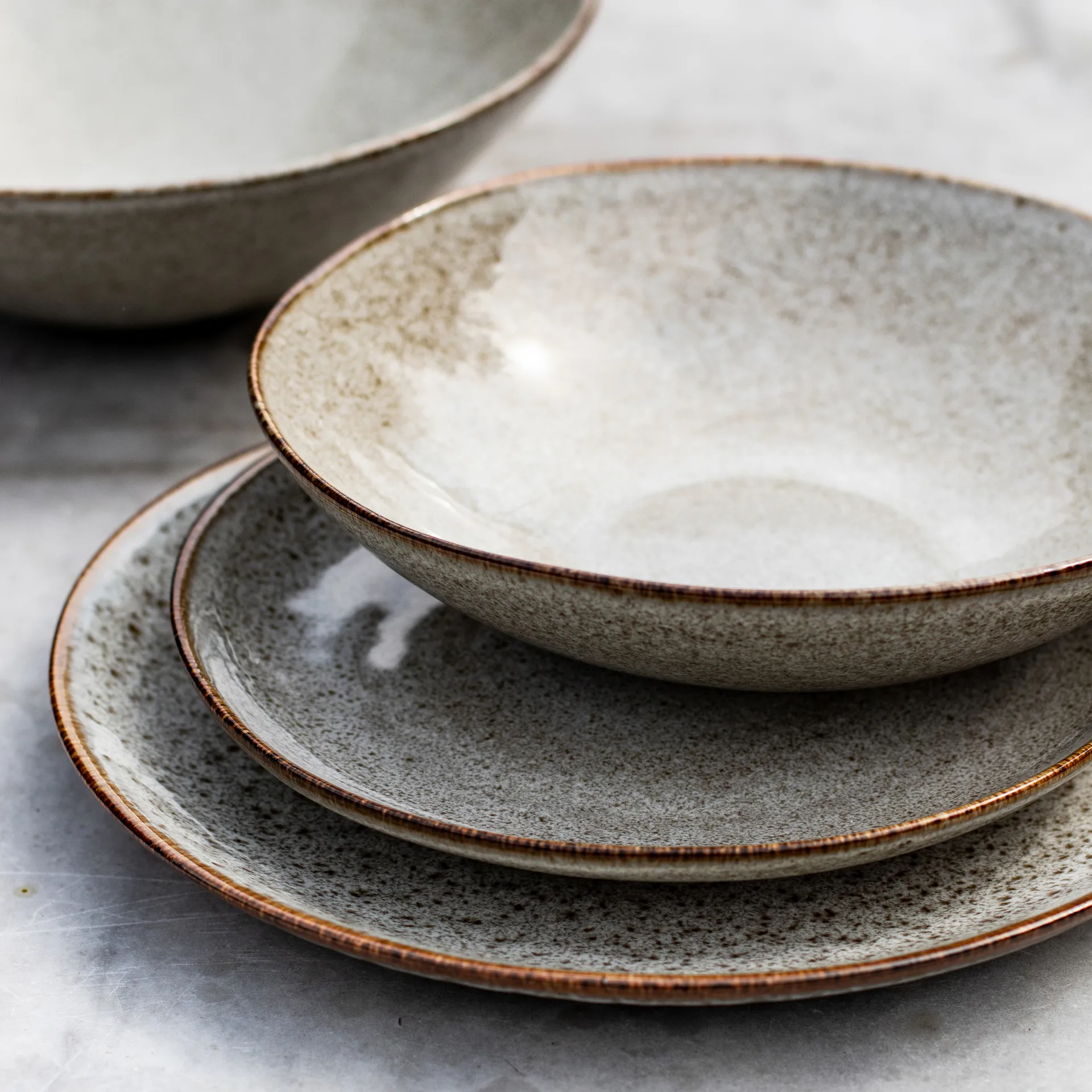 Taranto kleiner Teller Ø17cm, Sand Tell Me More