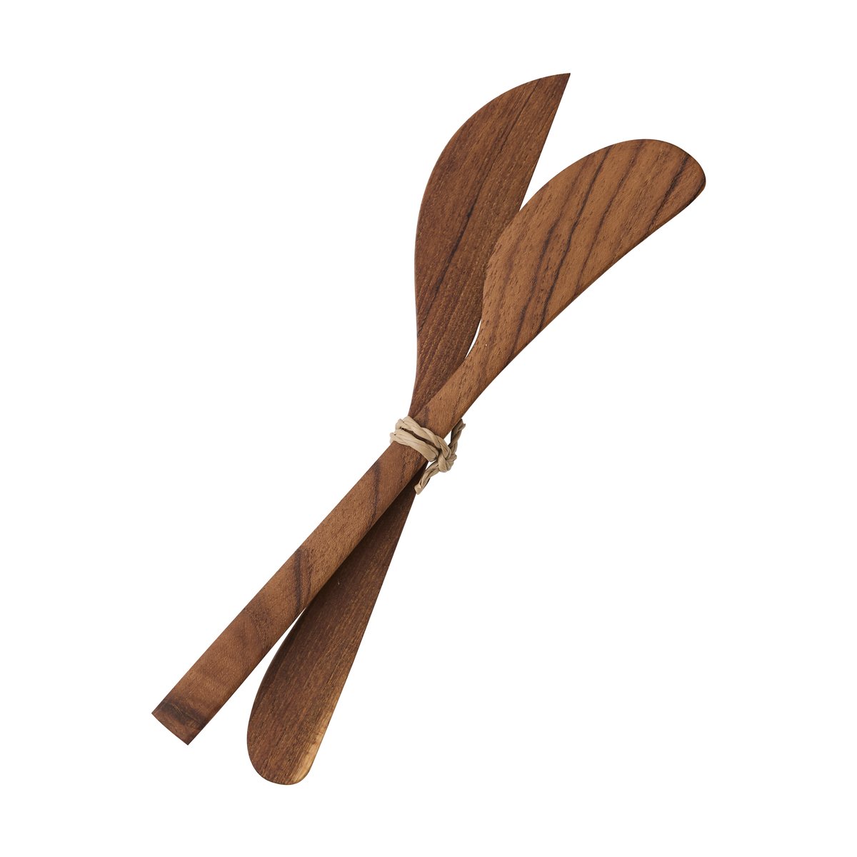 Tell Me More Teak Buttermesser 2er-Pack Braun