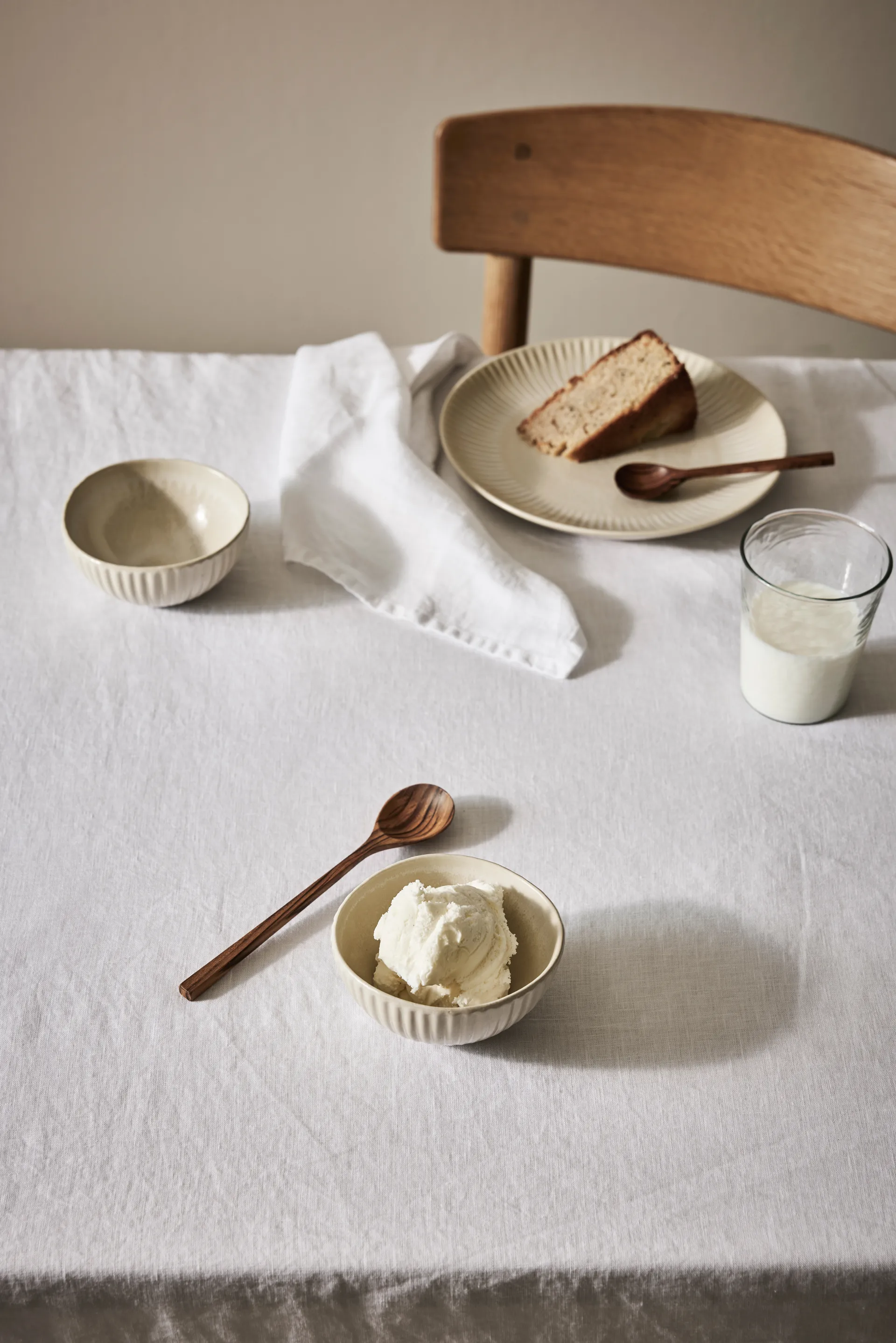 Teak Servierlöffel 2-teilig, Braun Tell Me More