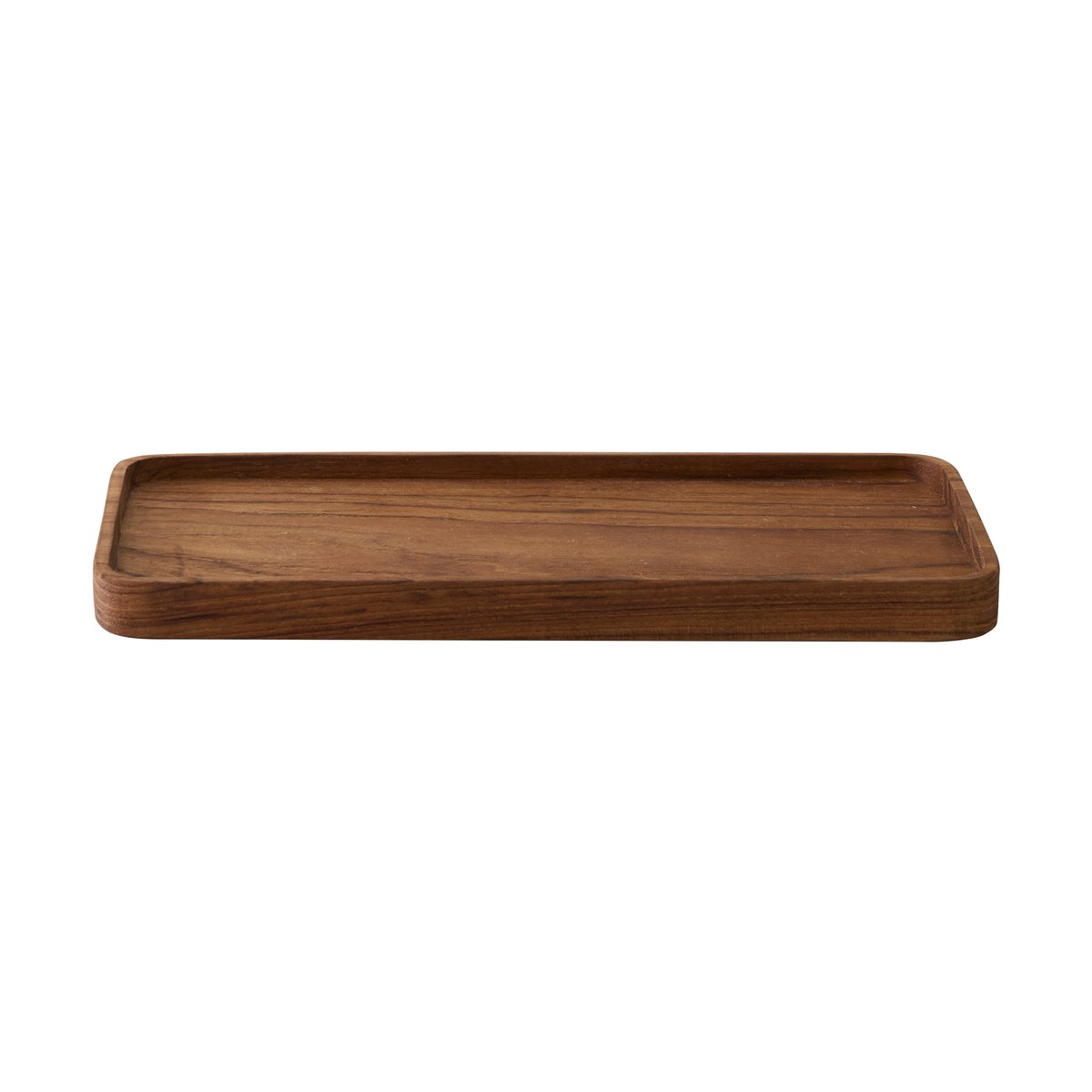 Tell Me More Teak Tablett 12,5x27,5 cm Braun