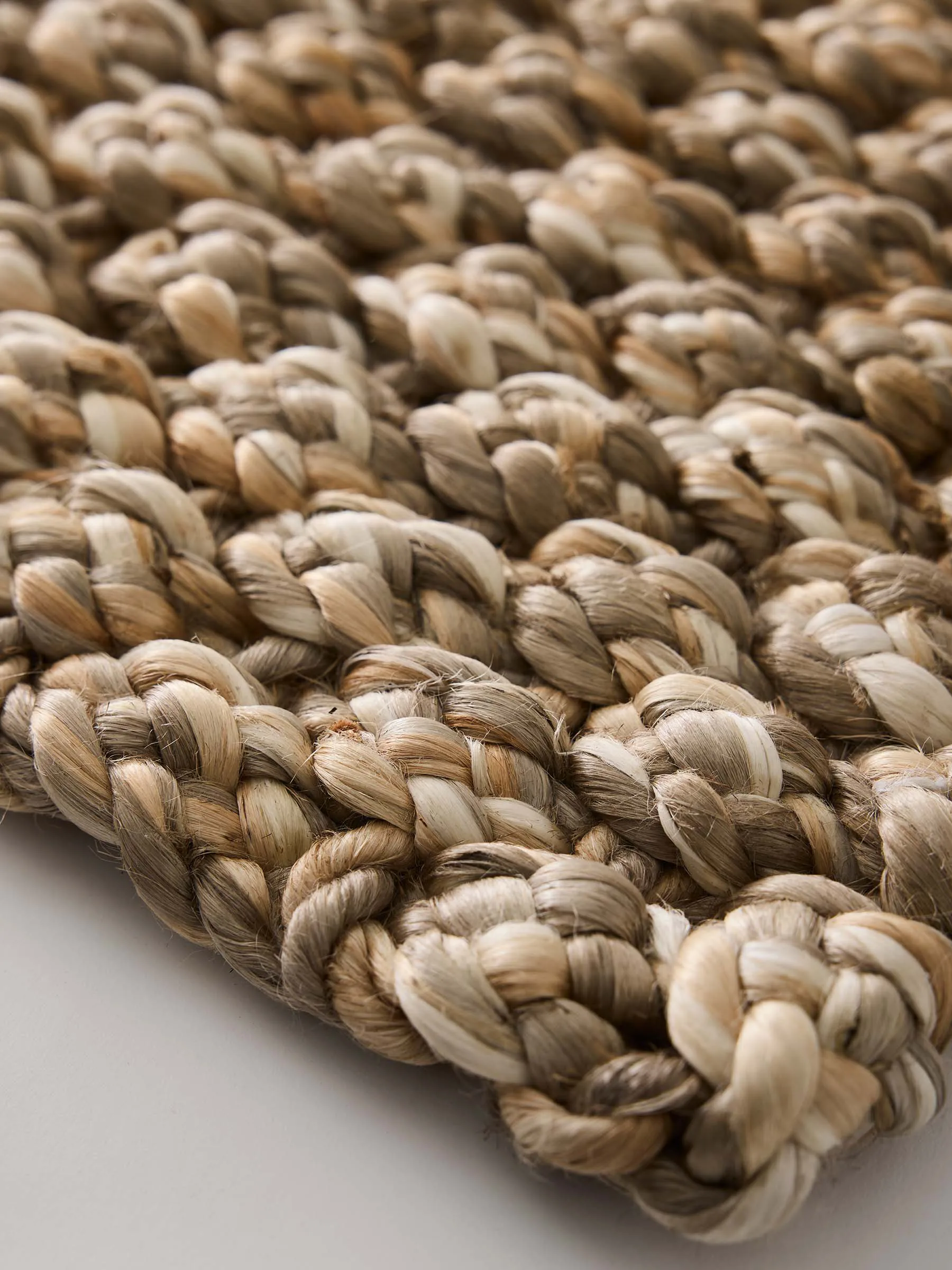 Tell Me More Geflochtener Jute-Türmatte 45x75 cm, Multi Tell Me More