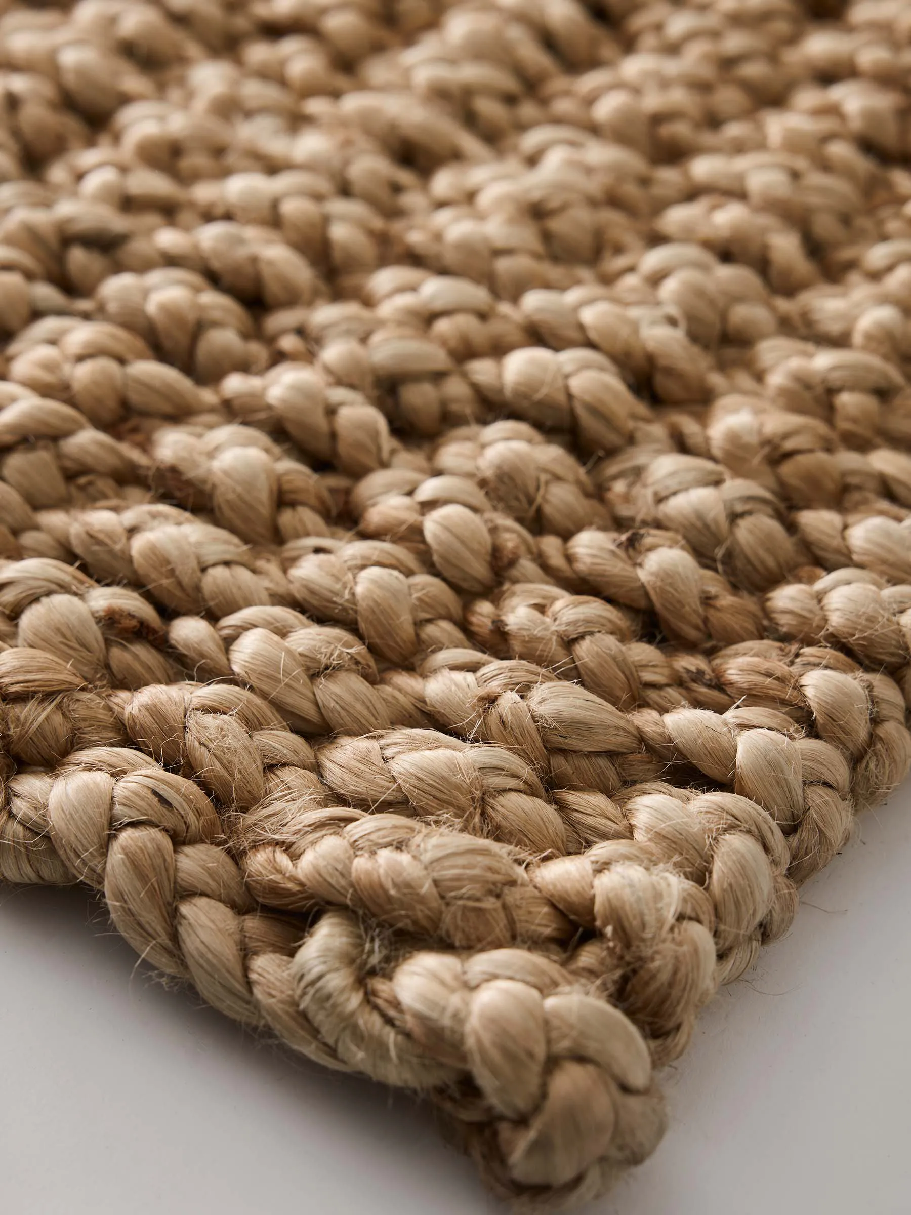 Tell Me More Geflochtener Jute-Türmatte 45x75 cm, Natural Tell Me More